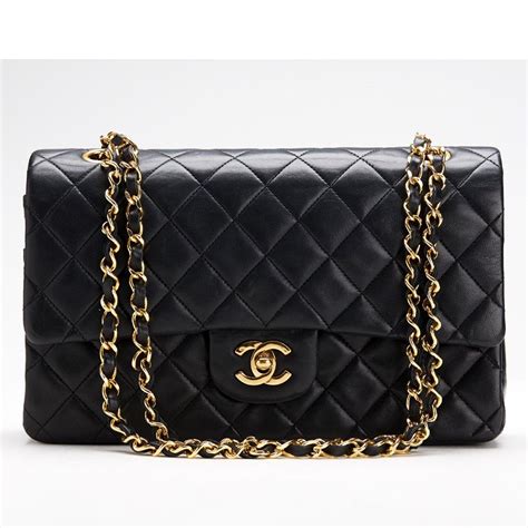 authentic chanel flap vintage stitches